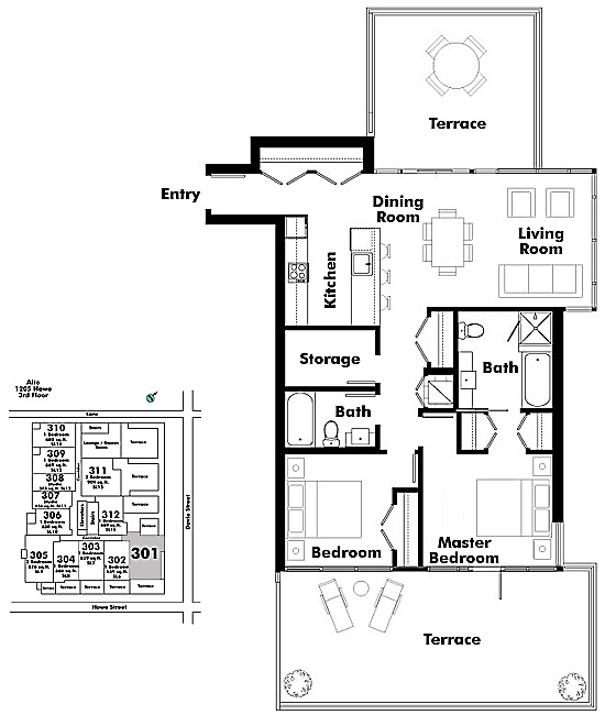 Floor plan 301