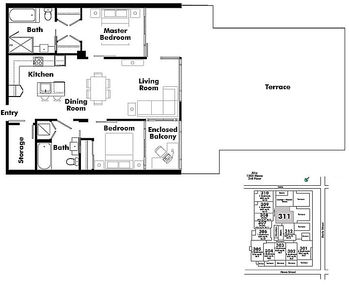 Floor plan 311
