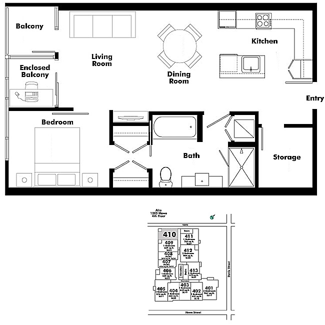 Floor plan 410