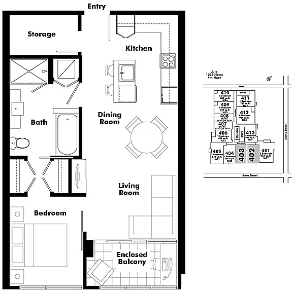 Floor plan 402