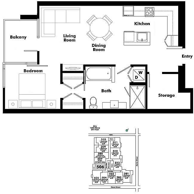 Floor plan 506