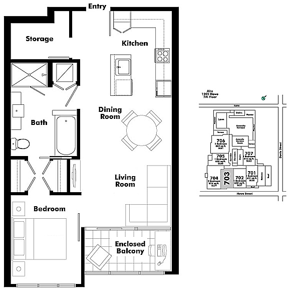 Floor plan 703