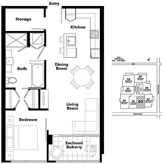 Floor plan 802