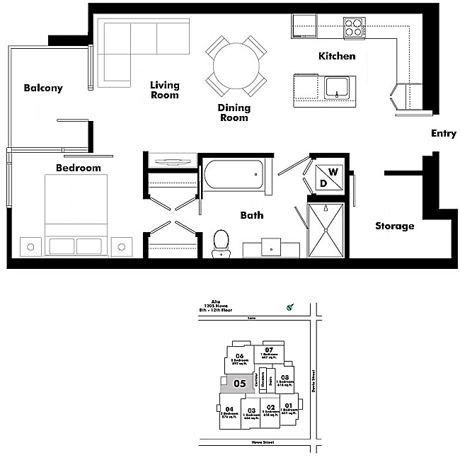 Floor plan 1105