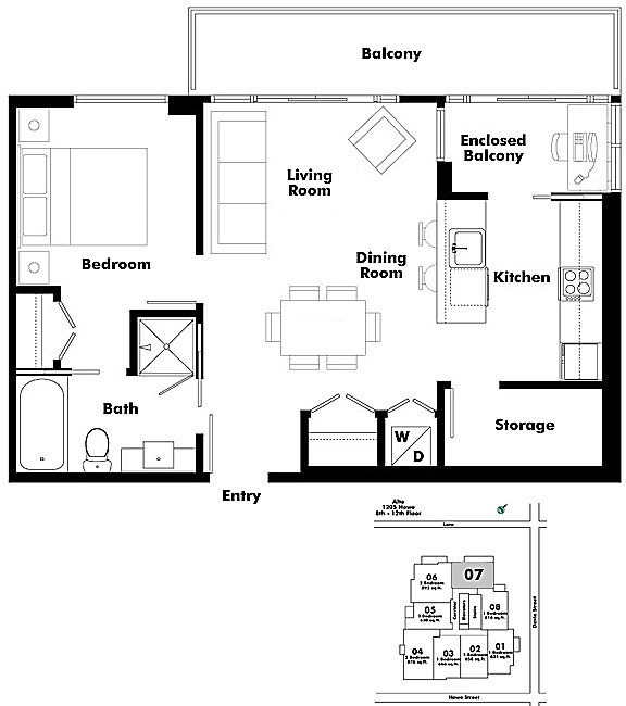 Floor plan 807