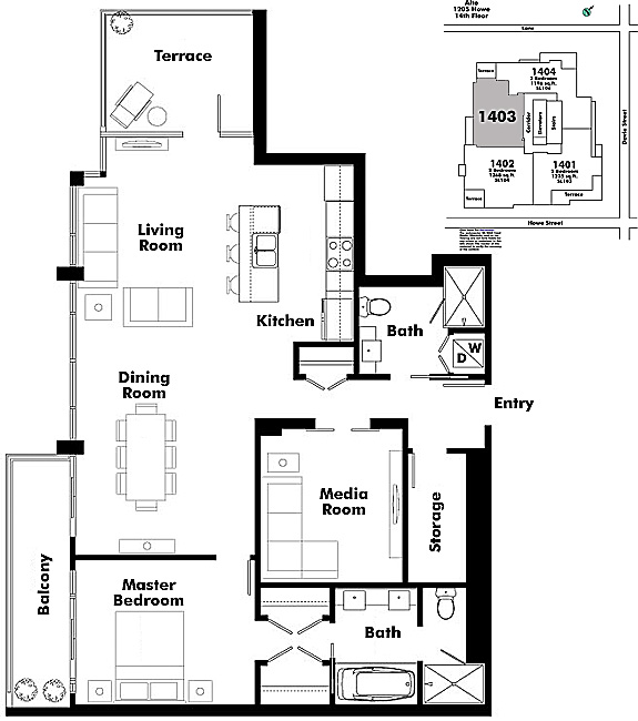 Floor plan 1403