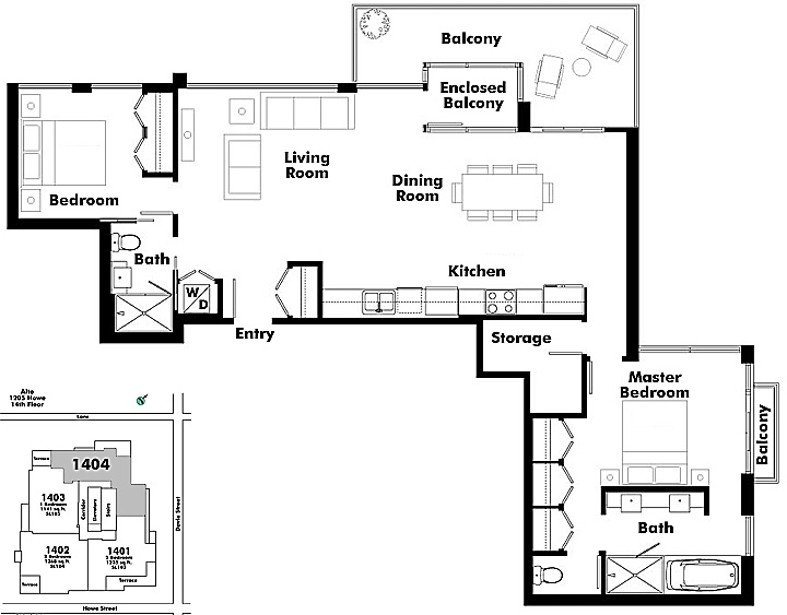 Floor plan 1404