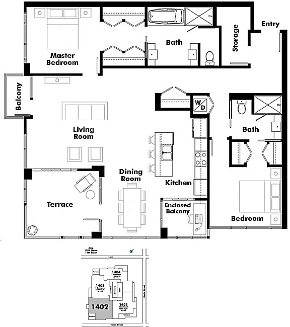 Floor plan 1402