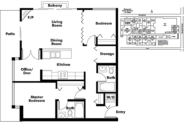 Floor plan 109