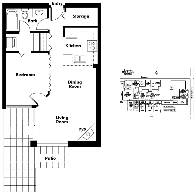 Floor plan 106