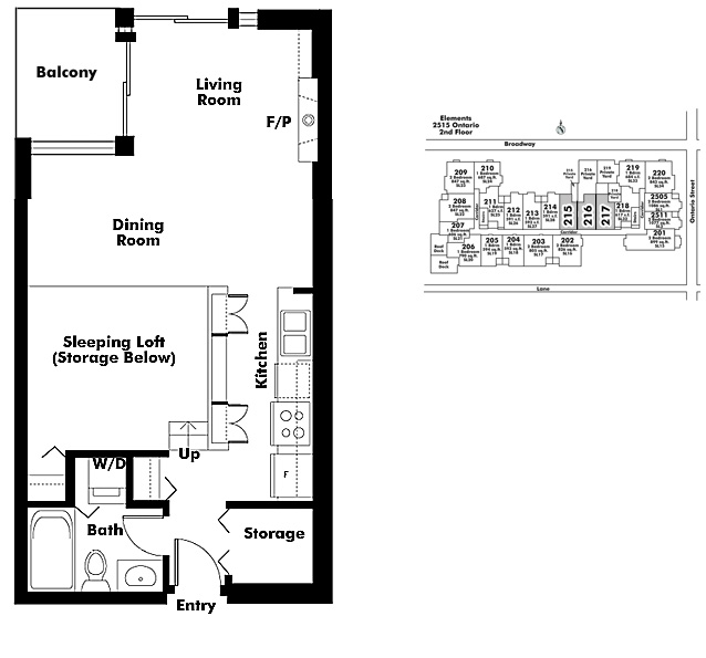 Floor plan 215