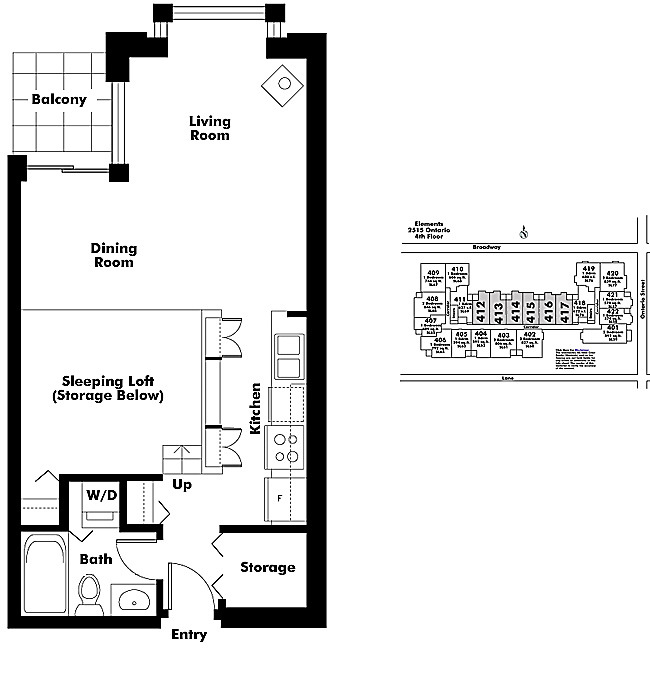 Floor plan 412