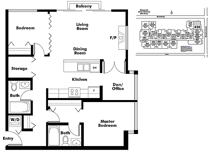 Floor plan 420