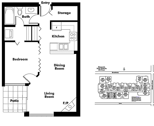 Floor plan 404