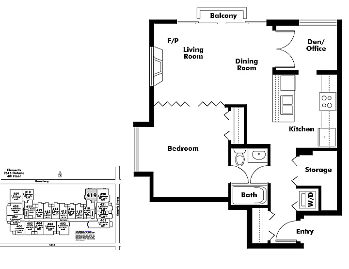 Floor plan 419