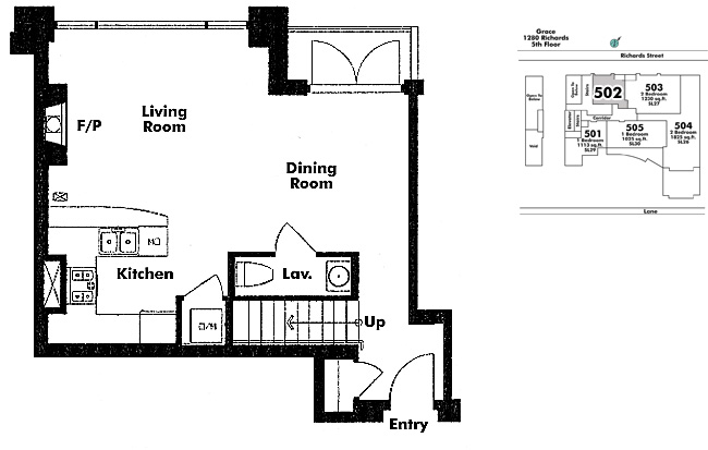 Floor plan 502