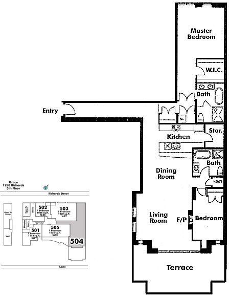Floor plan 504