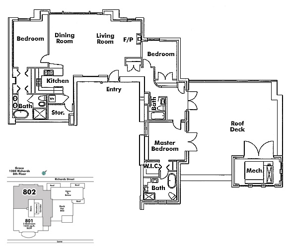 Floor plan 802