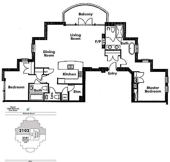 Floor plan 2102