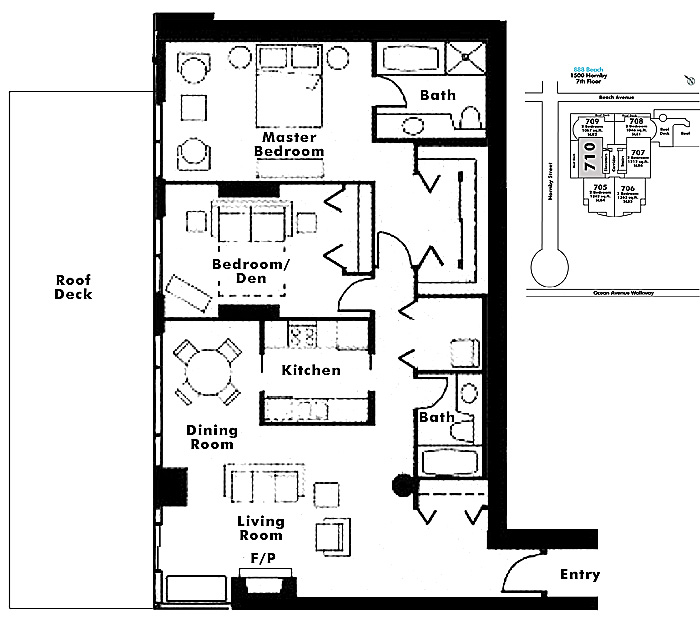 Floor plan 710