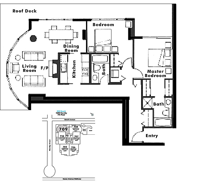 Floor plan 709