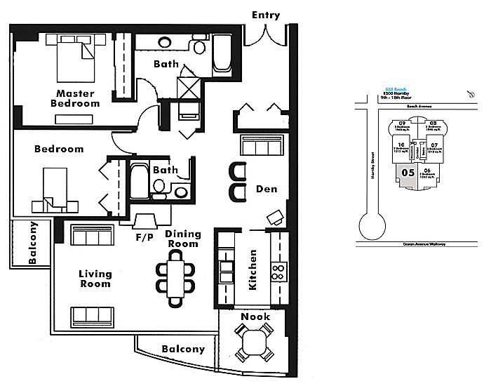 Floor plan 1305