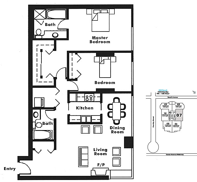 Floor plan 1307