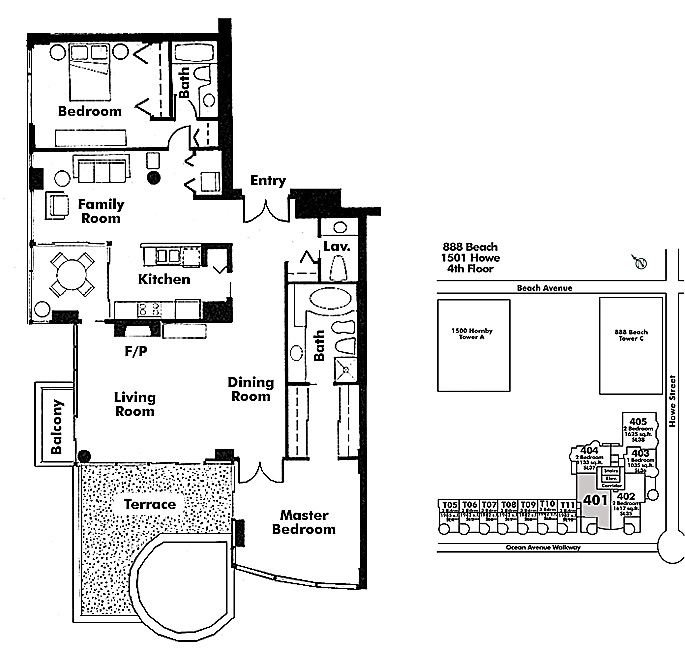 Floor plan 401