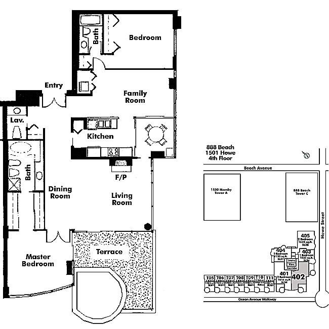 Floor plan 402