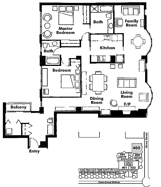 Floor plan 405
