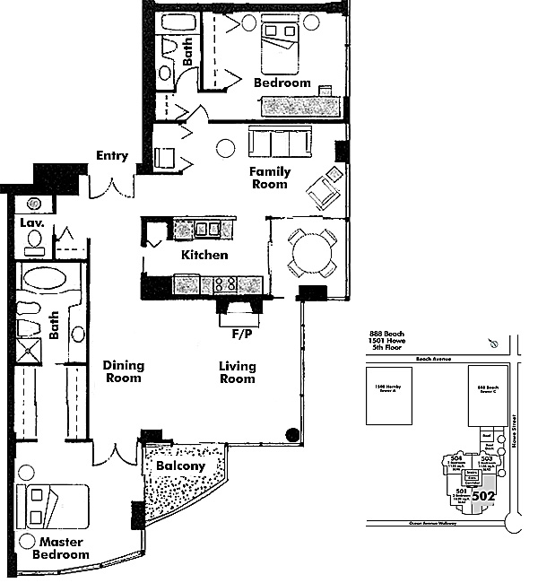 Floor plan 502