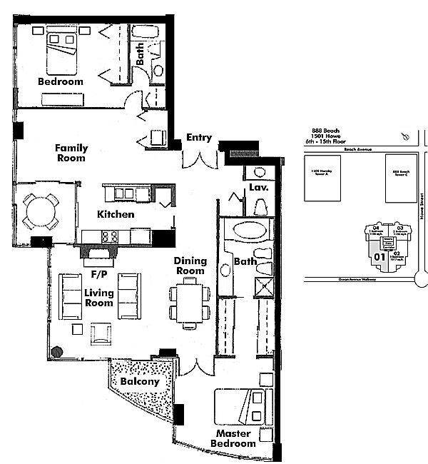 Floor plan 601