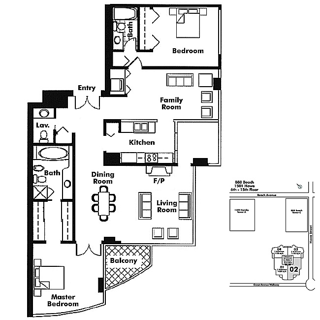Floor plan 602