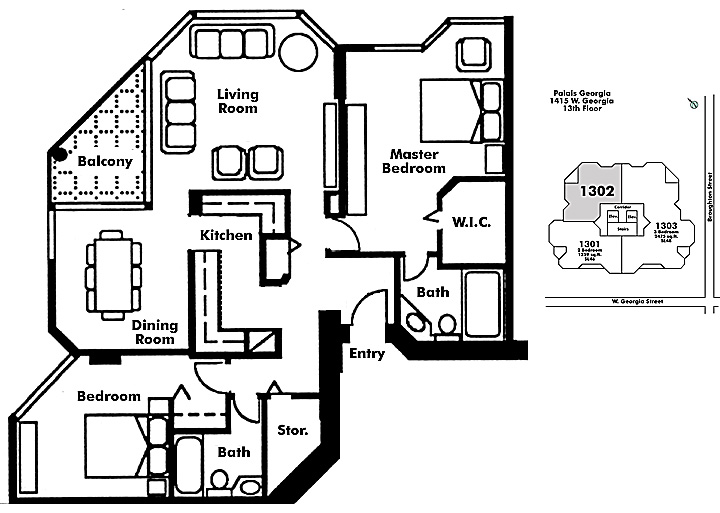 Floor plan 1302