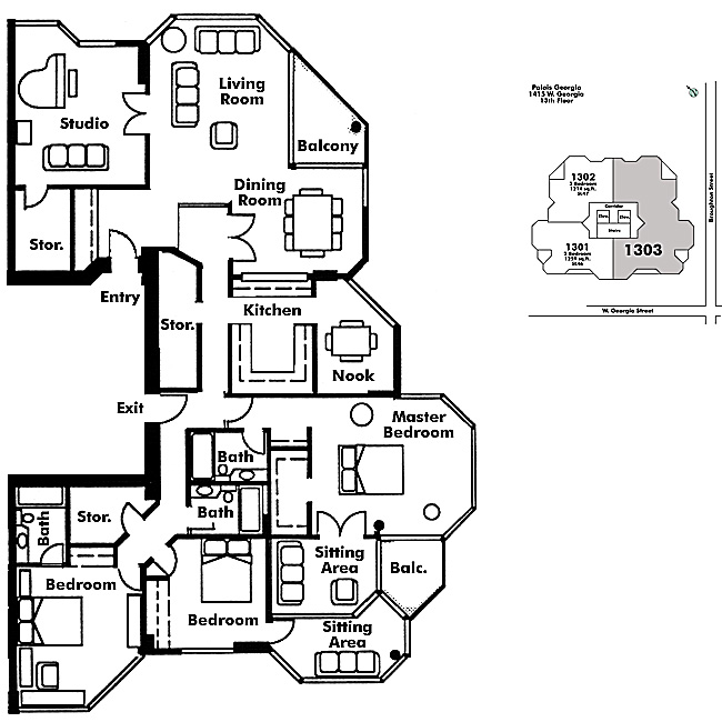 Floor plan 1303