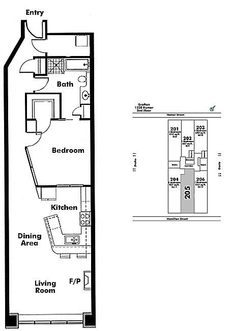 Floor plan 205