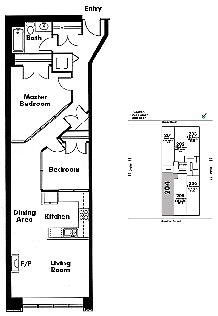 Floor plan 204