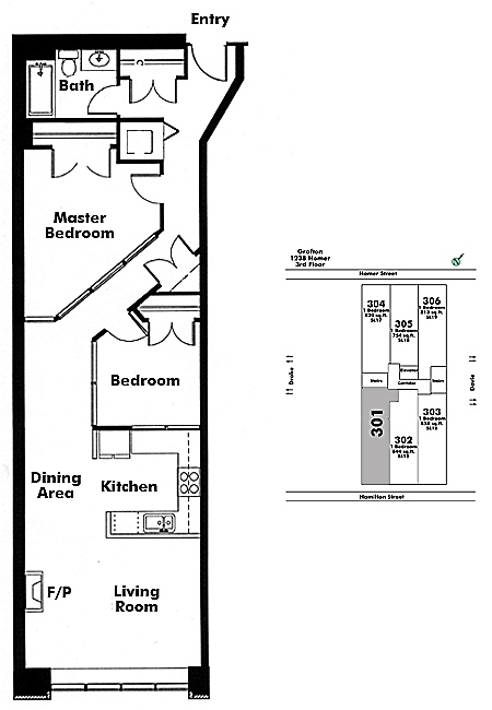 Floor plan 301