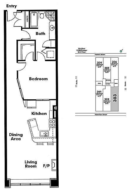 Floor plan 303