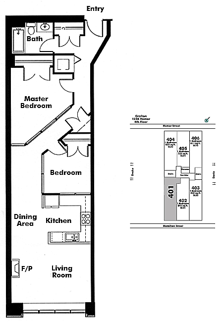 Floor plan 401
