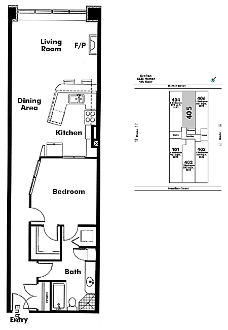 Floor plan 405