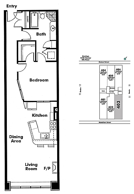 Floor plan 403
