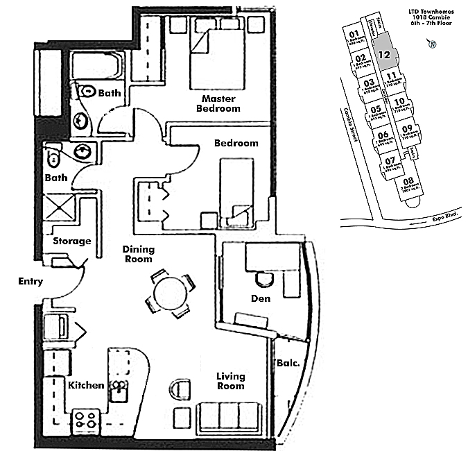 Floor plan 612