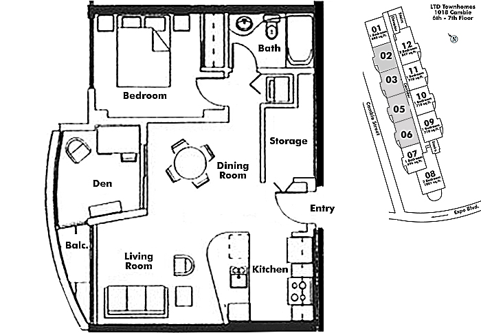 Floor plan 602