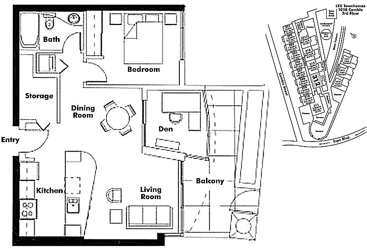 Floor plan 312
