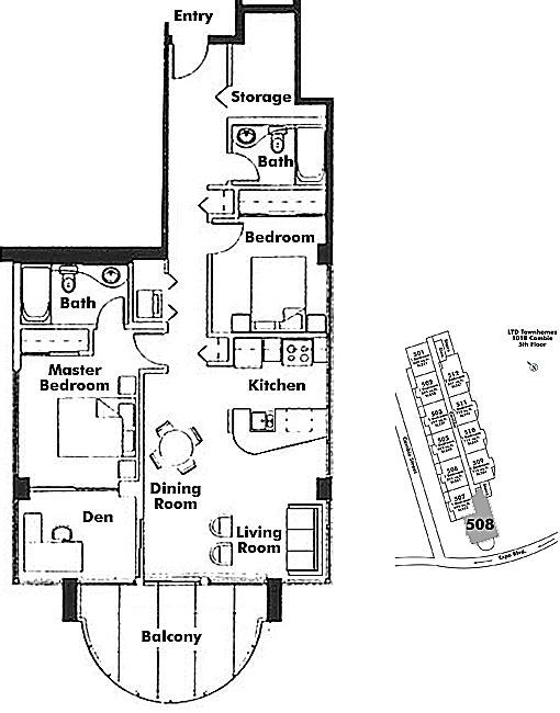Floor plan 508