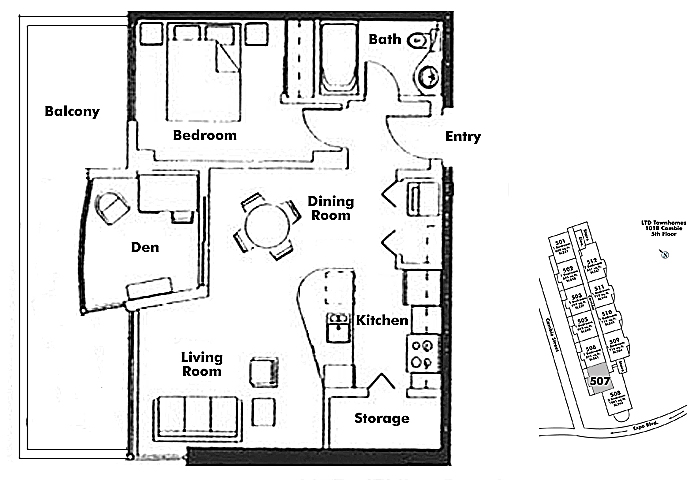 Floor plan 507
