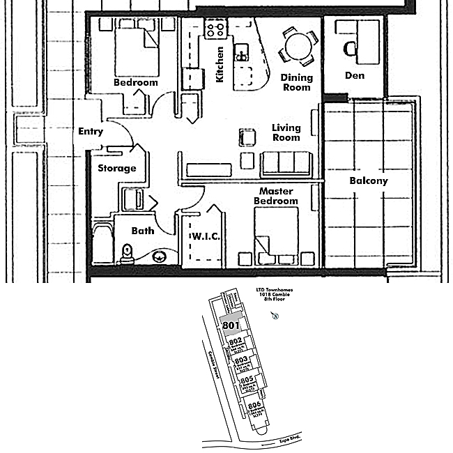 Floor plan 801