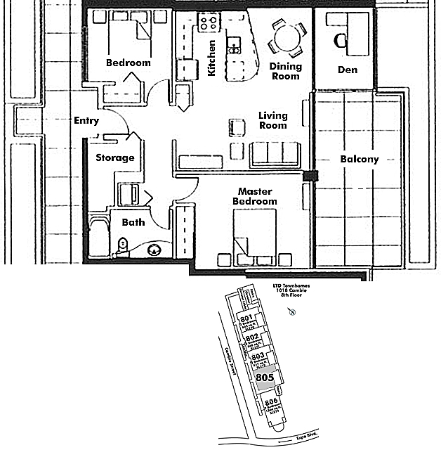 Floor plan 805