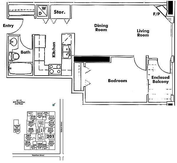 Floor plan 201